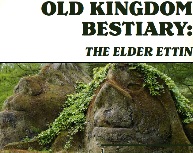 Old Kingdom Bestiary: The Elder Ettin cover