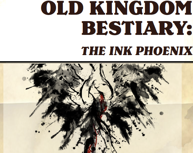 Old Kingdom Bestiary: The Ink Phoenix cover